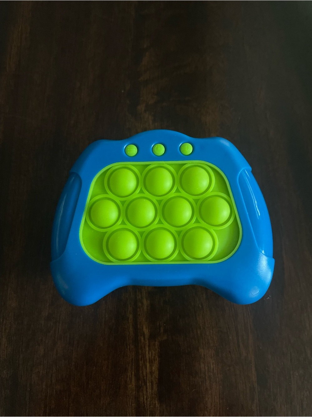 Blue Frame with Green Pop Bubble Sensory Fidget Toy for Kids